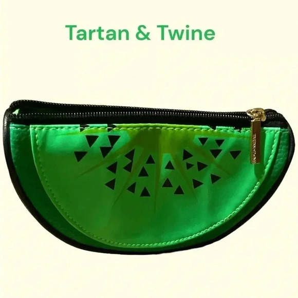 Tartan &Twine Lime Green Makeup Case - Picture 1 of 5